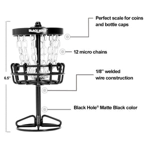 MVP Disc Sports Black Hole Micro - Black - Powergrip USA