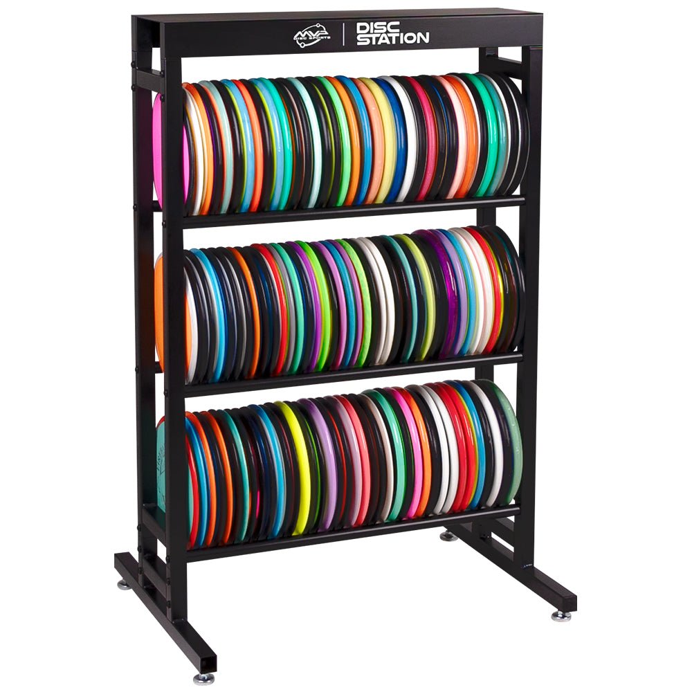 MVP Disc Sports Disc Station III | Disc Golf Storage Rack | 120 Discs