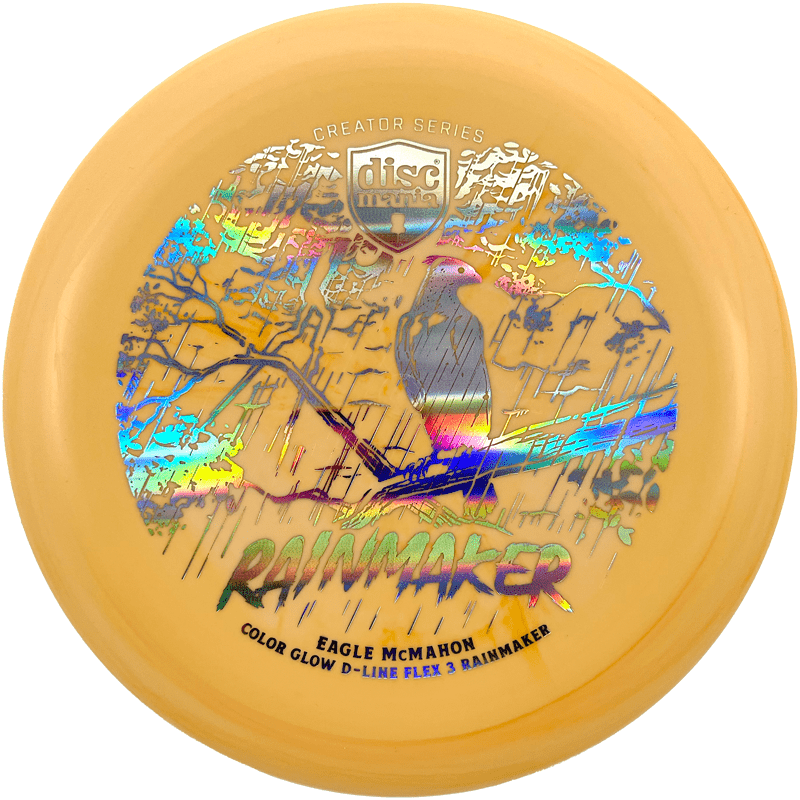 Discmania D - Line Flex 3 Glow Rainmaker Eagle McMahon Creator Series - Glow - Powergrip USA
