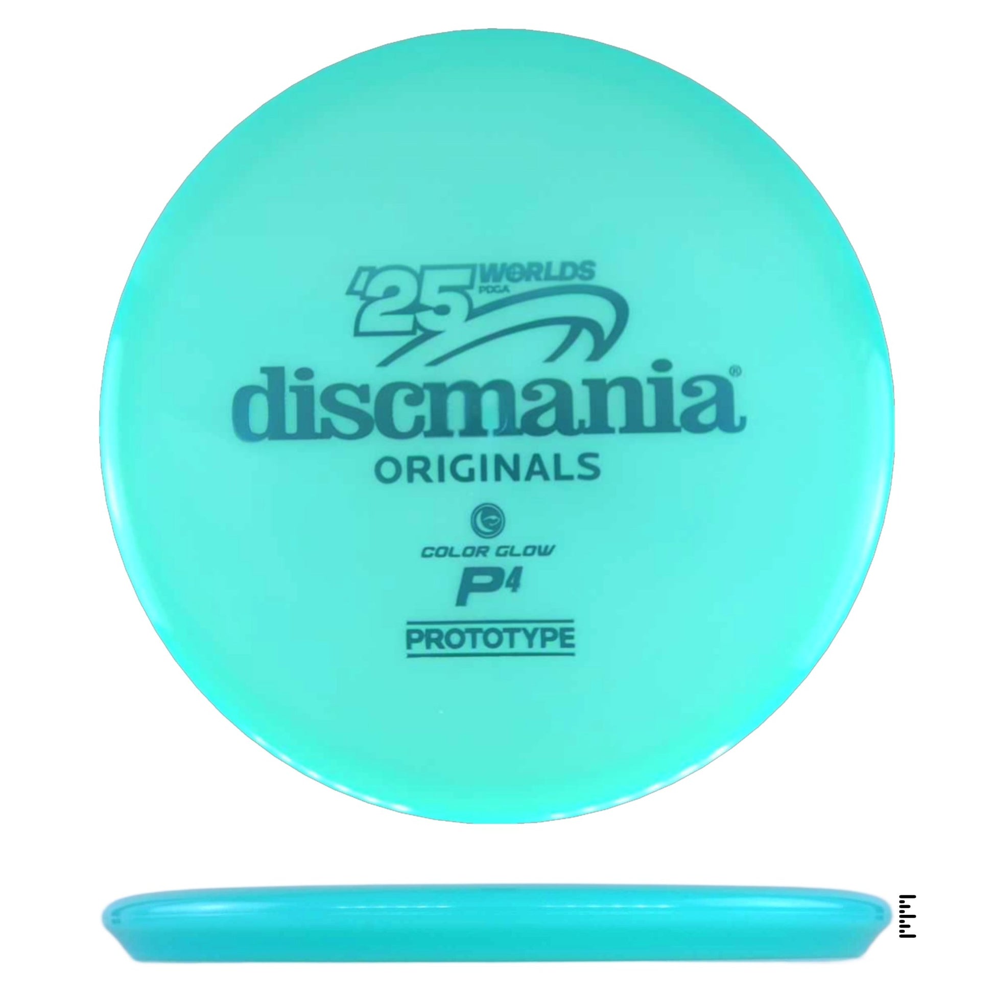 Color Glow C - Line P4 Prototype 2025 Worlds - Light Orange - Powergrip USA