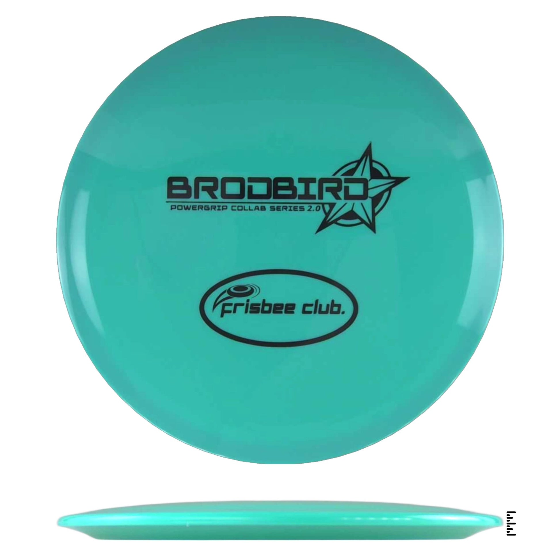 Innova Star Firebird Flat Top Brodbird 2.0 - Broderic - Powergrip Collab Series - Turquoise - Powergrip USA