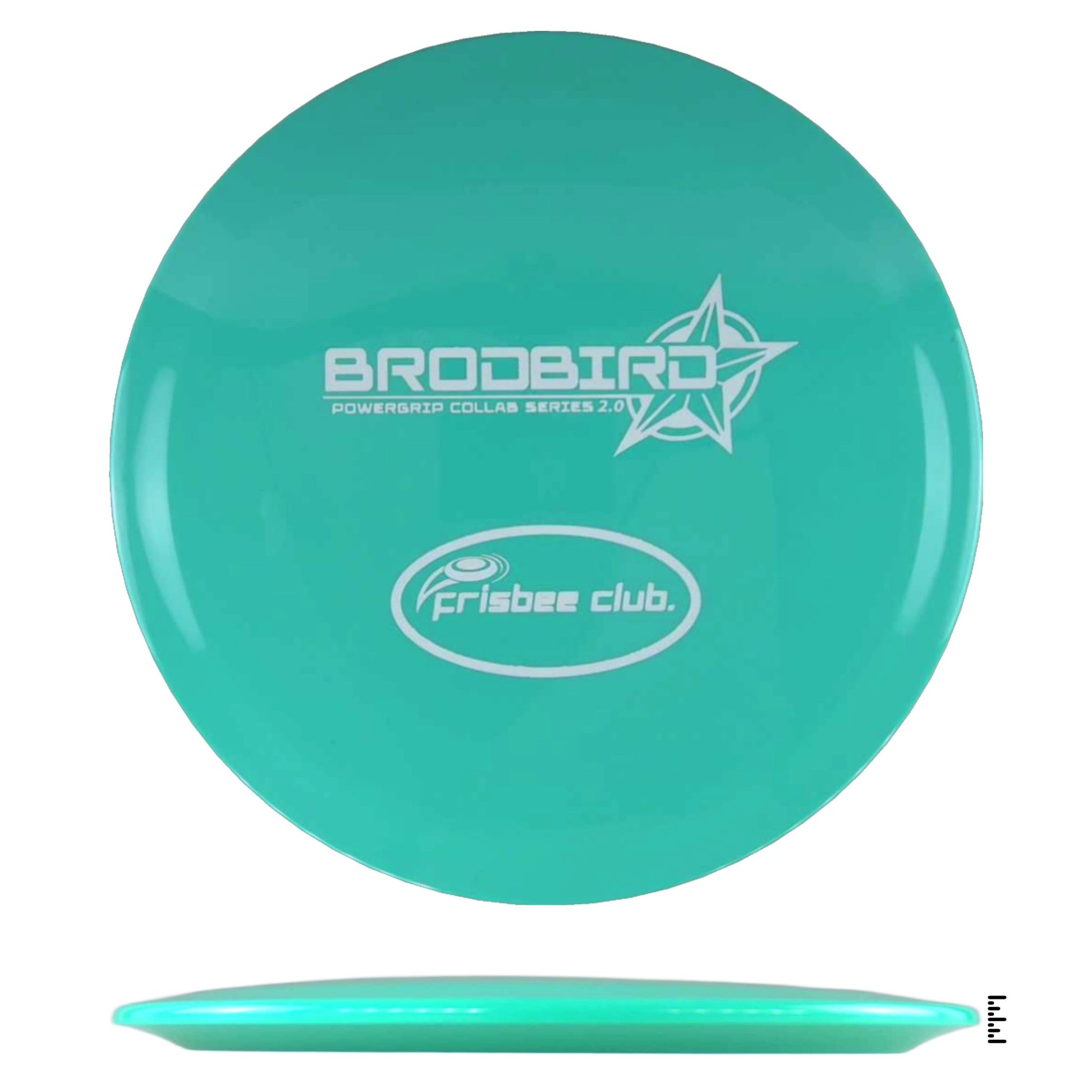 Innova Star Firebird Flat Top Brodbird 2.0 - Broderic - Powergrip Collab Series - Turquoise - Powergrip USA