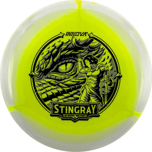 Halo Stingray 2025 Kat Mertsch Tour Series - Fluorescent Yellow / White - Powergrip USA