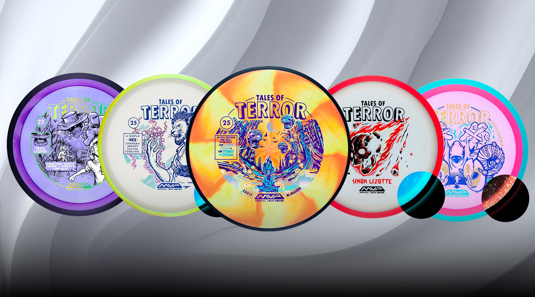 Five limited edition discs from MVP and Axiom Discs