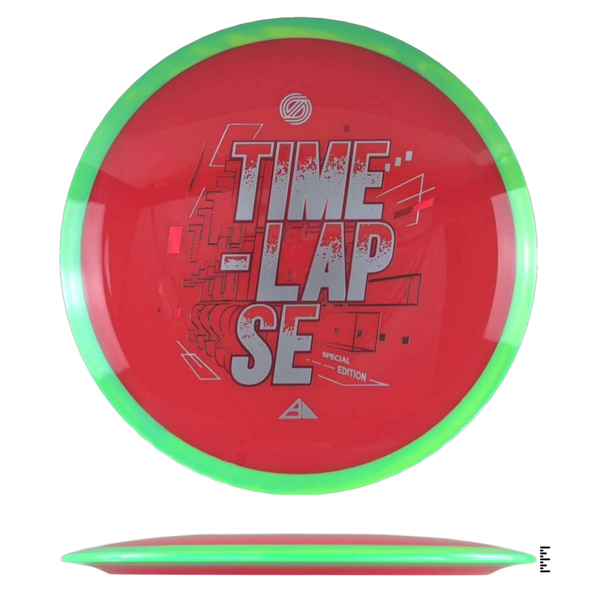 Axiom Discs Simon Line Neutron Time - Lapse Special Edition - Red / Green - Powergrip USA