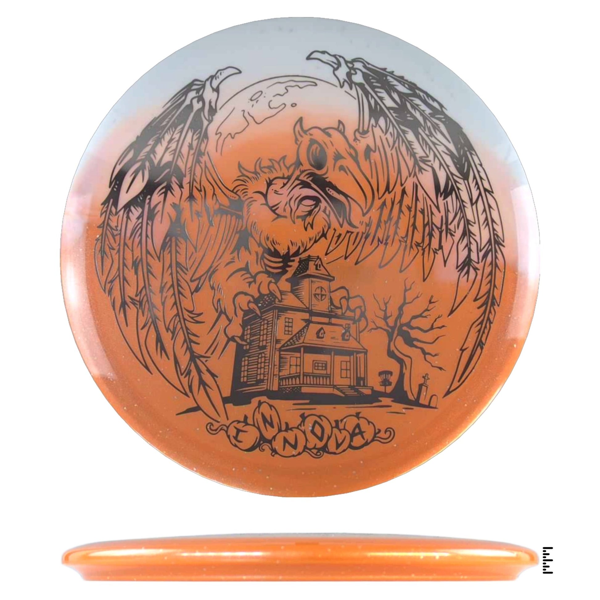 Innova Duo Roc3 - 2025 Halloween Edition - White / Orange - Duo - Powergrip USA
