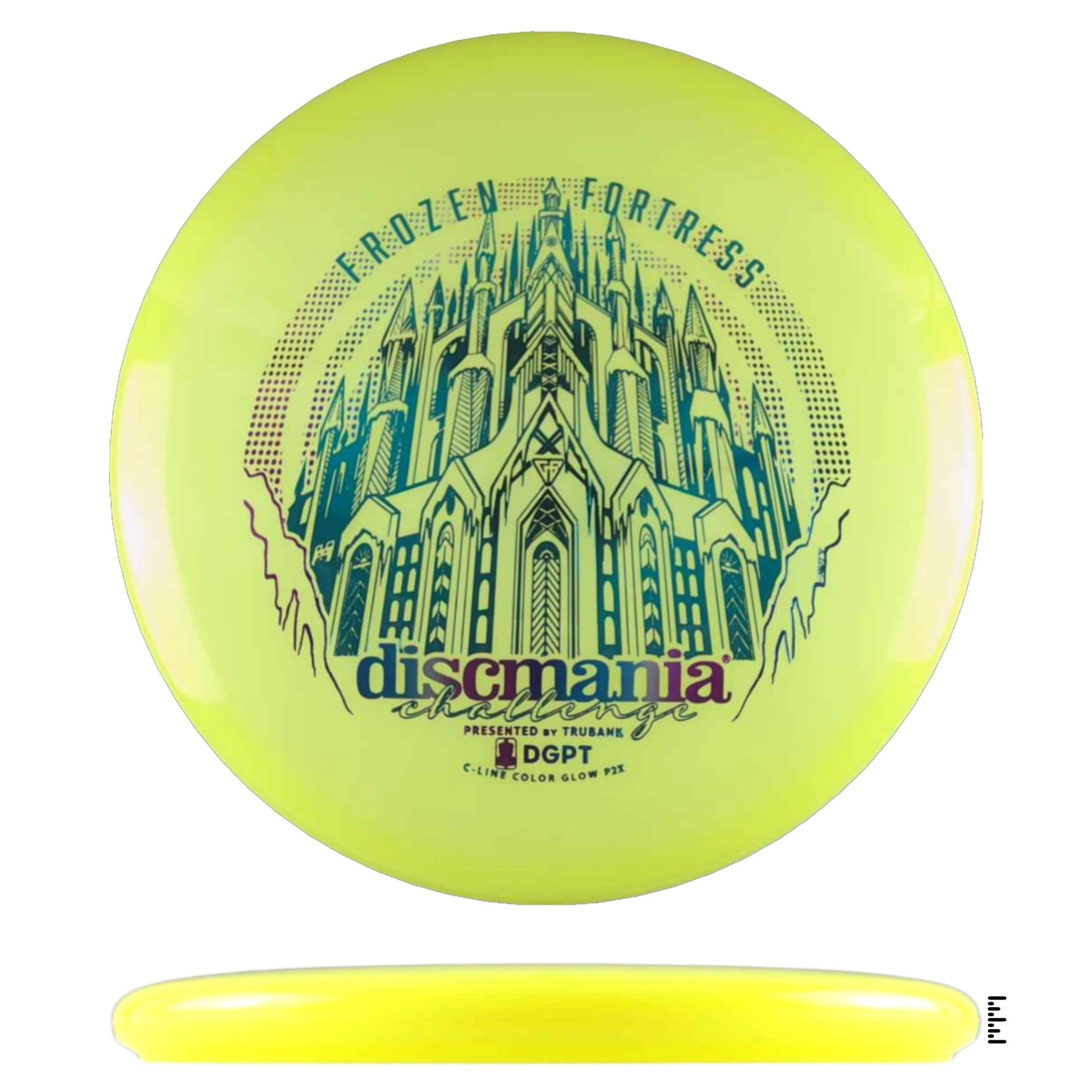 Discmania Color Glow C - line P2x - Discmania Challenge Fundraiser - Yellow - Powergrip USA