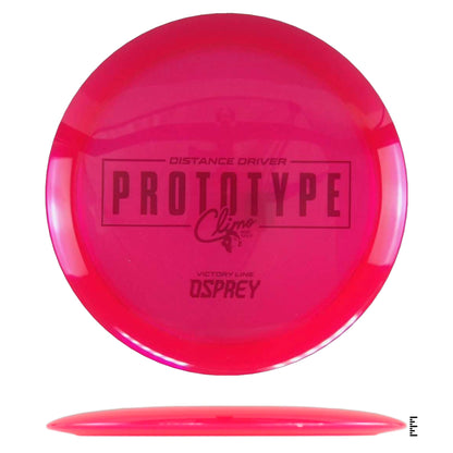 Climo Disc Golf Victory Line Osprey Prototype - Red - Powergrip USA