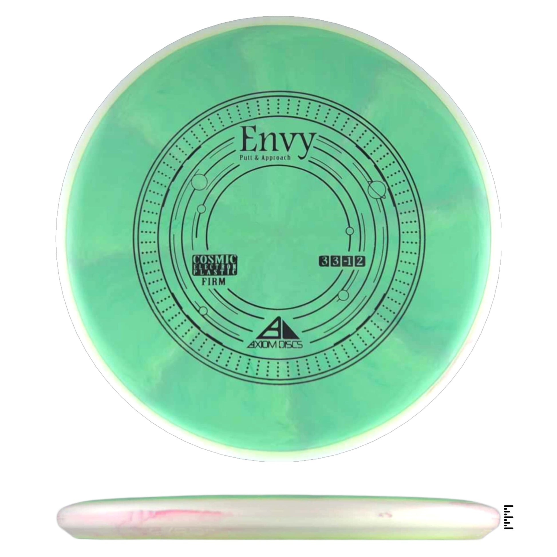 Axiom Discs Cosmic Electron Firm Envy - Green / White - Powergrip USA