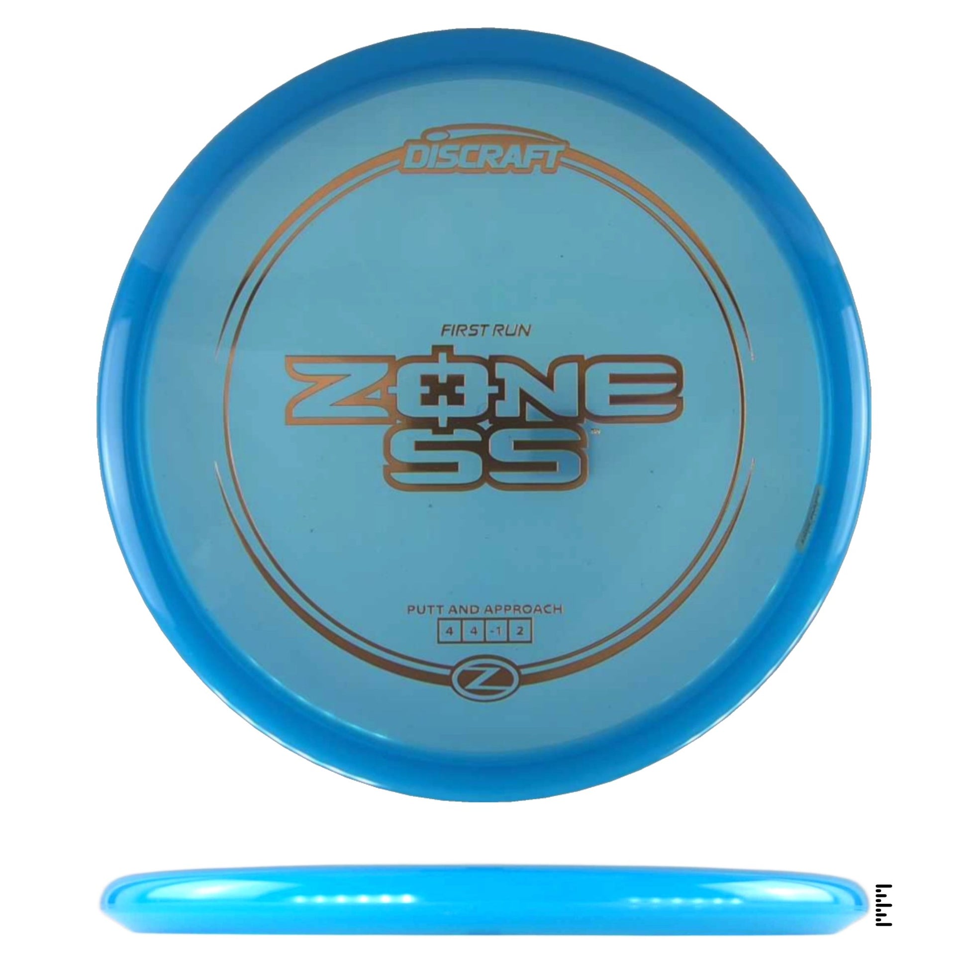 Discraft Z Line Zone SS - First Run - Blue - Powergrip USA