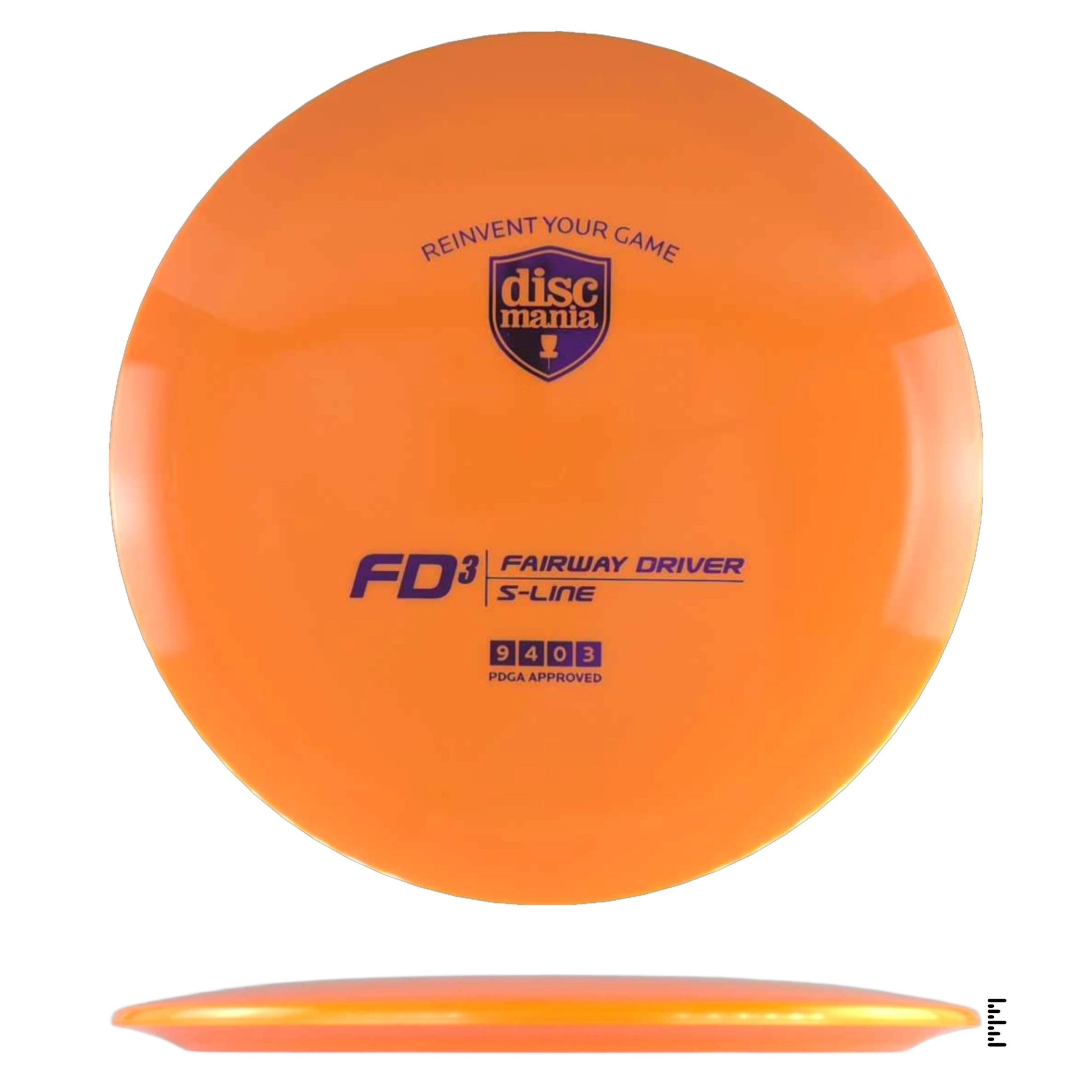 Discmania S - Line FD3 - Orange - Powergrip USA