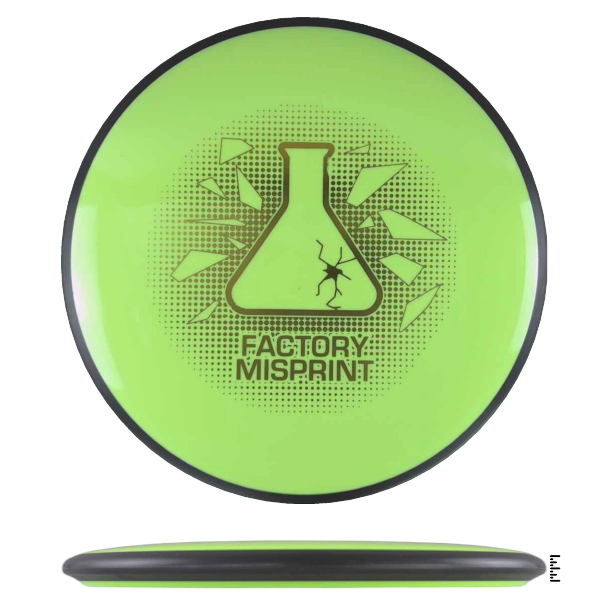 MVP Disc Sports Neutron Detour Factory Misprint - Light Green - Powergrip USA