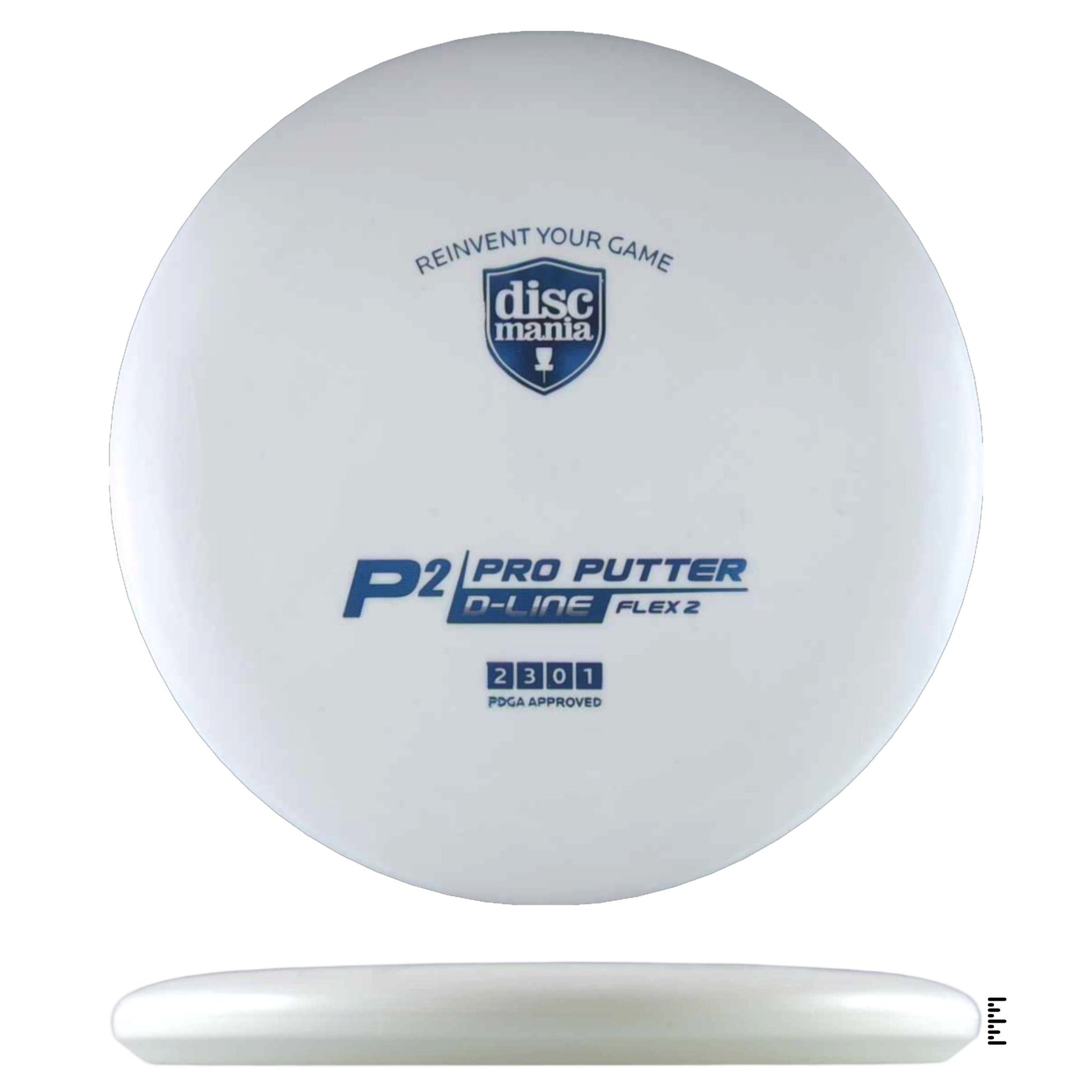Discmania D - Line Flex 2 P2 - White - Powergrip USA