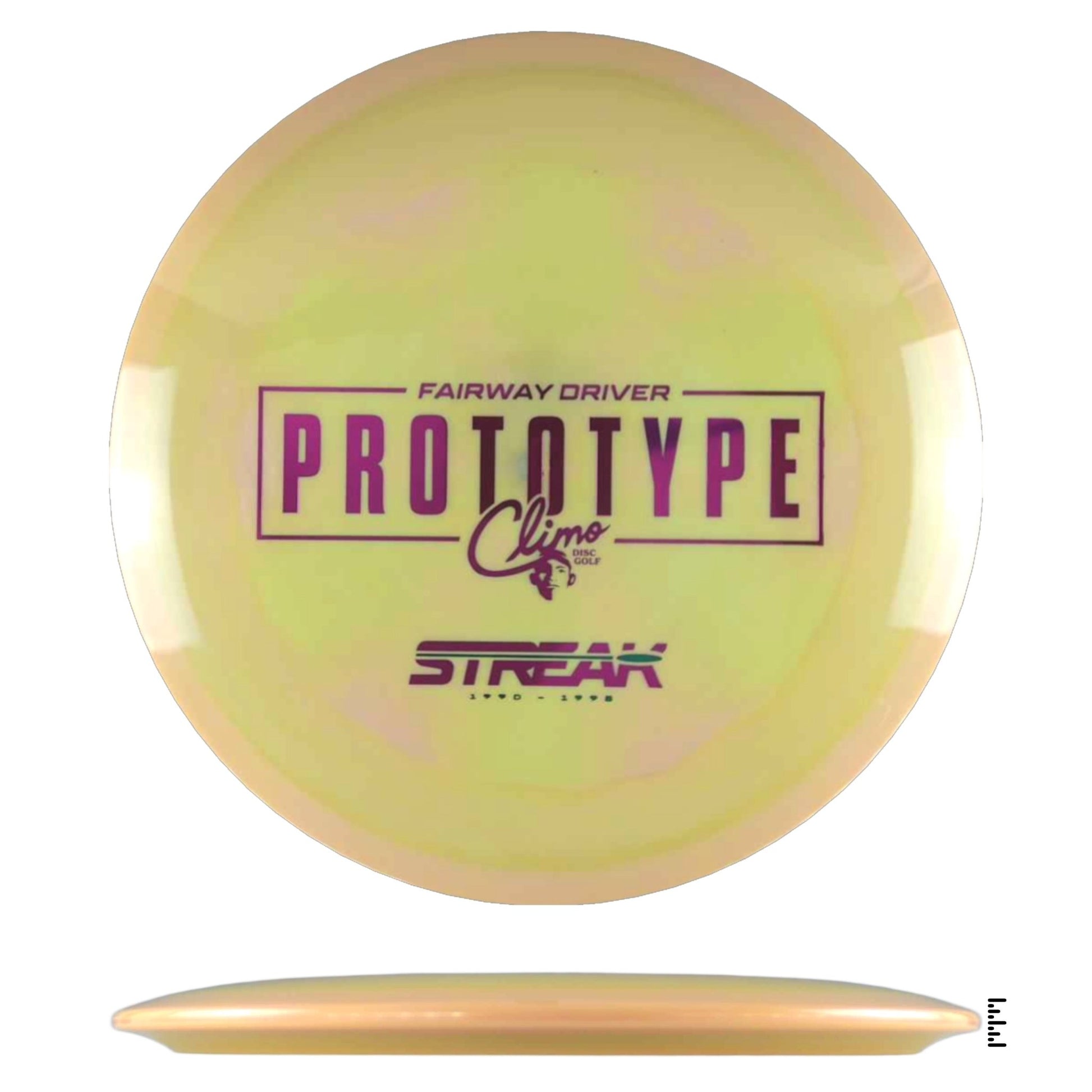 Climo Disc Golf Signature Line Streak Prototpye - Sand - Powergrip USA