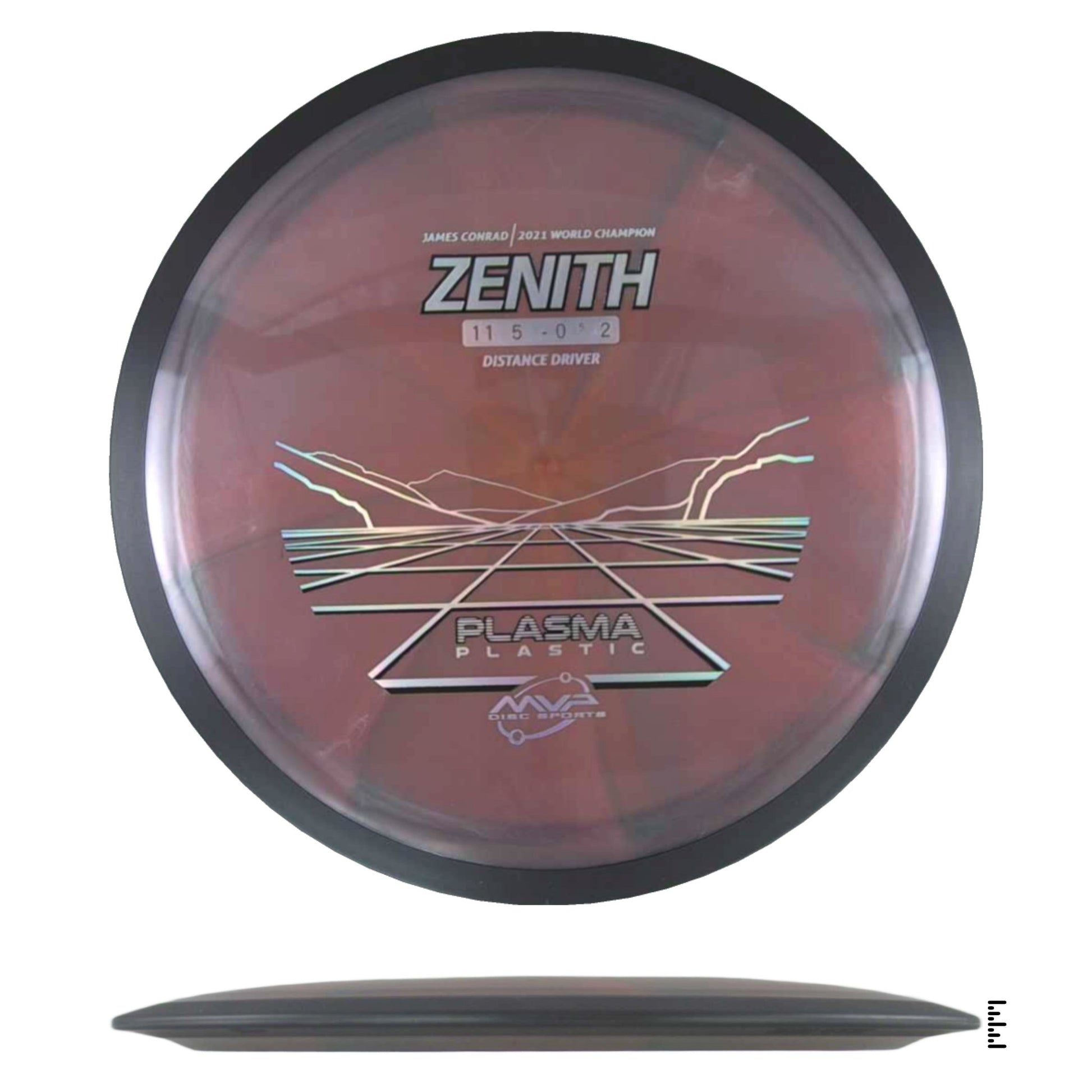 MVP Disc Sports Plasma Zenith - Rose - Powergrip USA