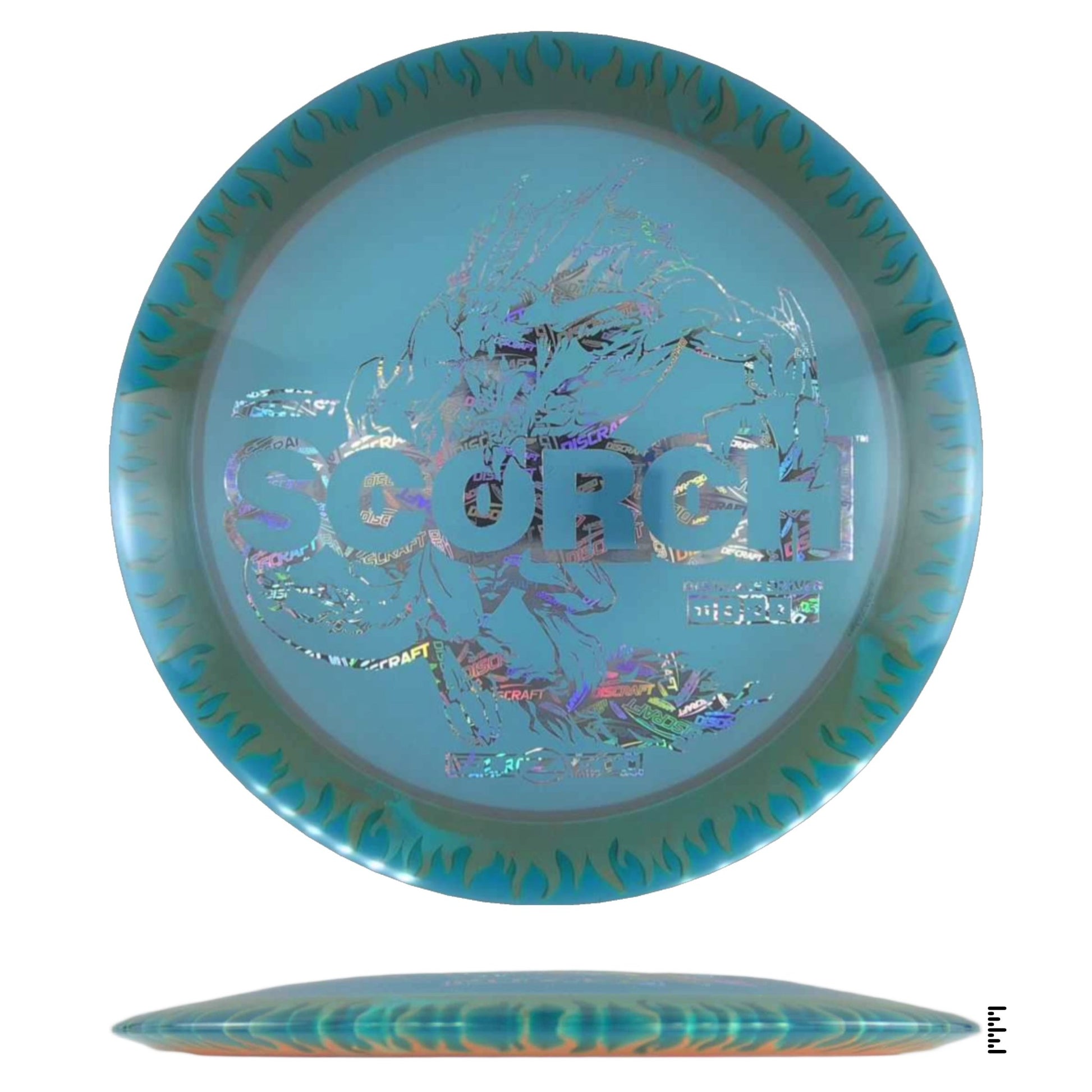 Discraft Fuzed Line Scorch - Blue / Orange - Powergrip USA