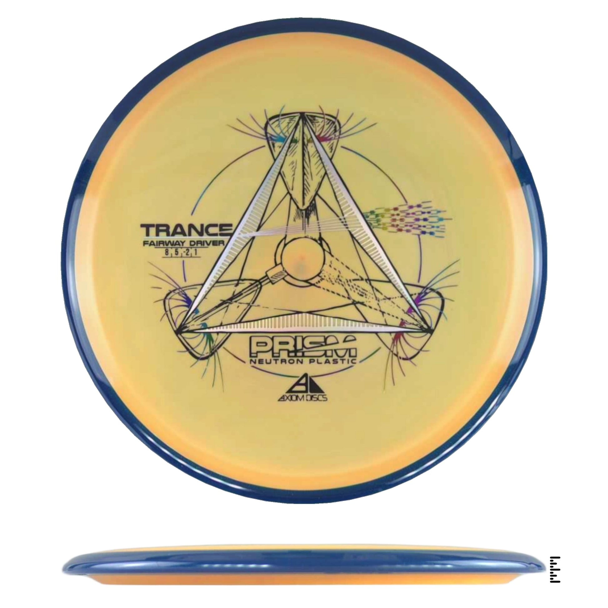 Axiom Discs Prism Neutron Trance - Orange / Blue - Powergrip USA