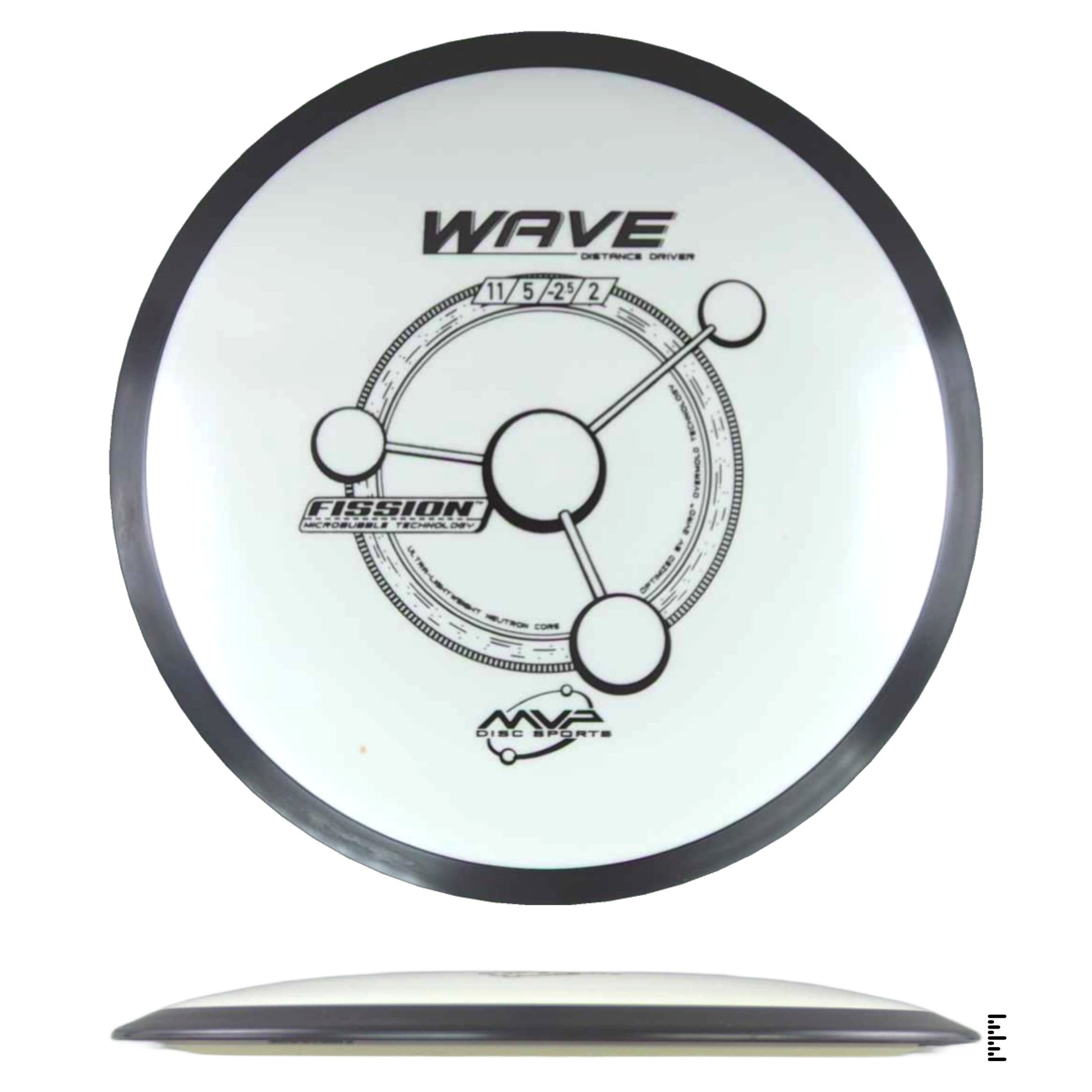 MVP Disc Sports Fission Wave - White - Powergrip USA