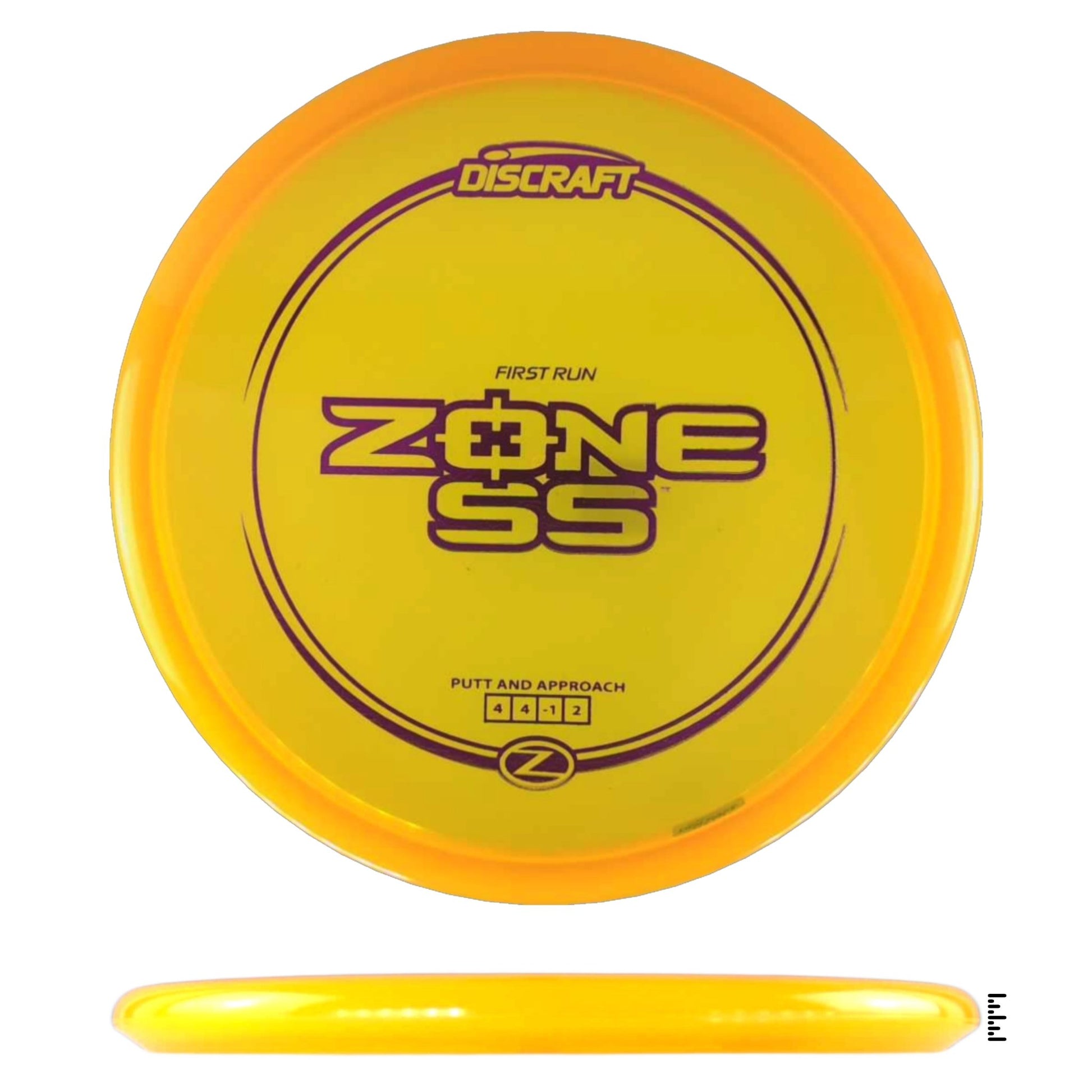 Discraft Z Line Zone SS - First Run - Orange - Powergrip USA