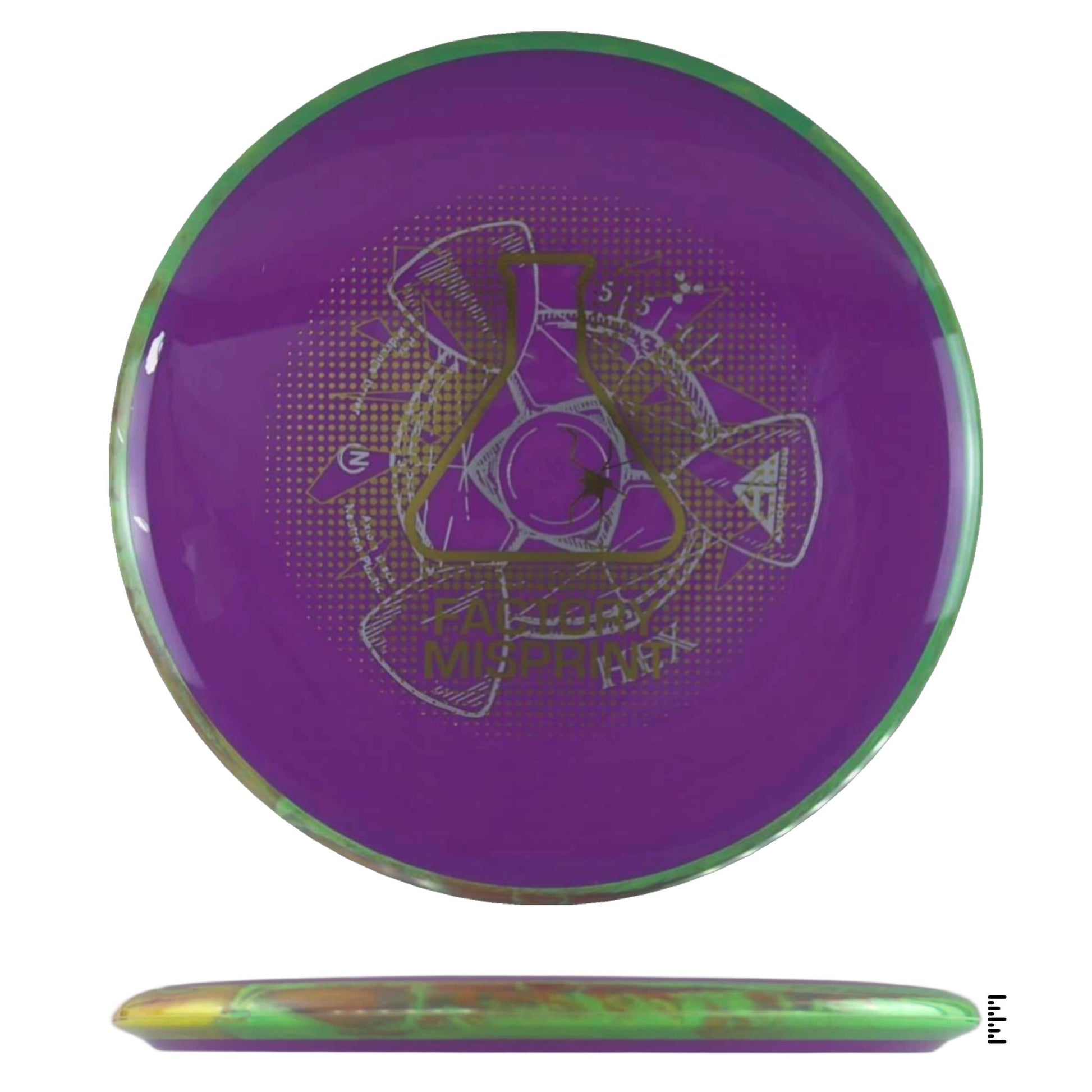 Axiom Discs Neutron Hex Factory Misprint - Unique - Powergrip USA