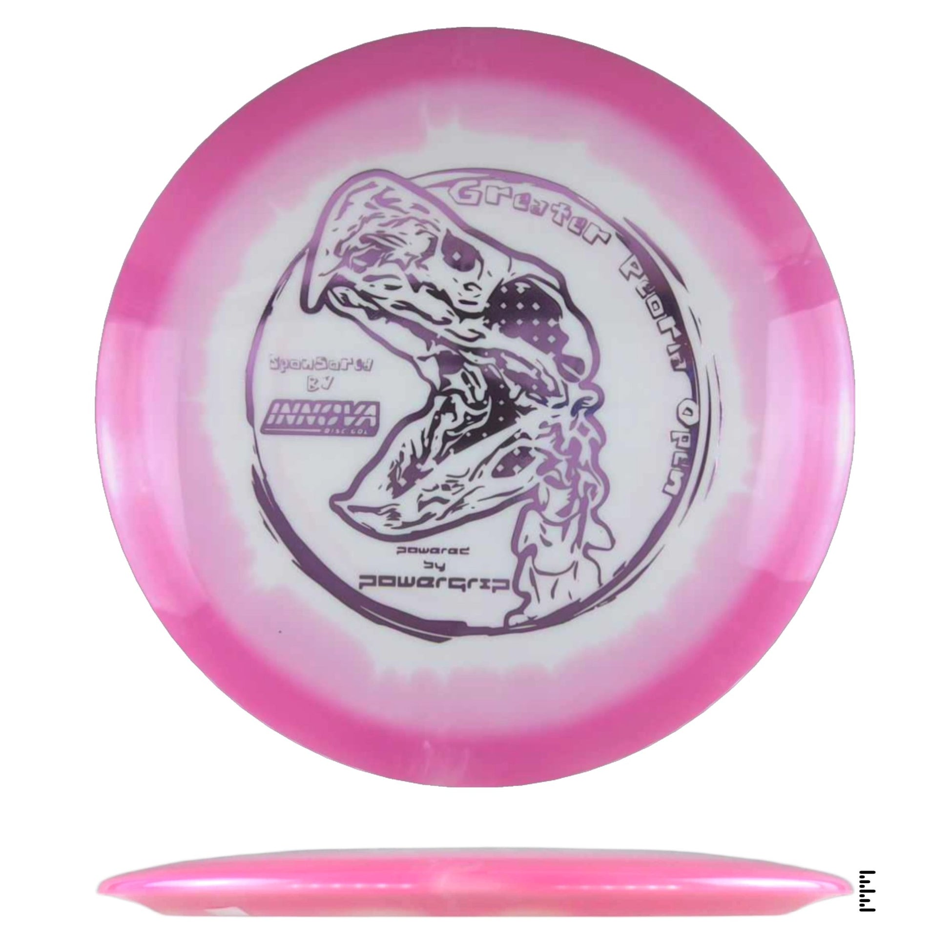 Innova Halo ThunderBird - 2024 Greater Peoria Open - White / Hot Pink - Powergrip USA