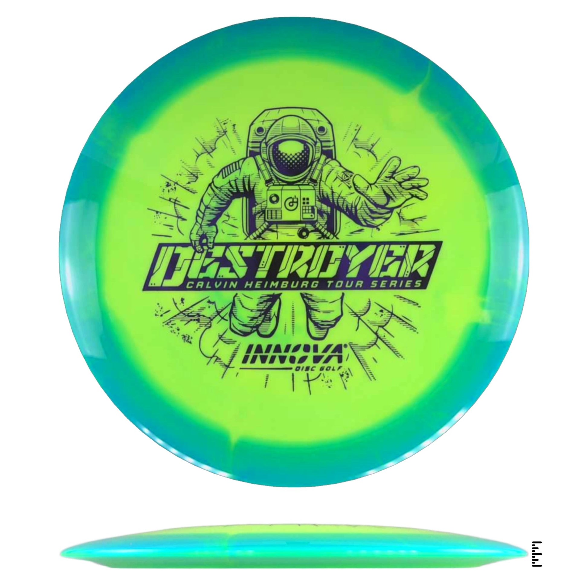 Innova Halo Destroyer 2025 Calvin Heimburg Tour Series - Yellow / Blue - Powergrip USA