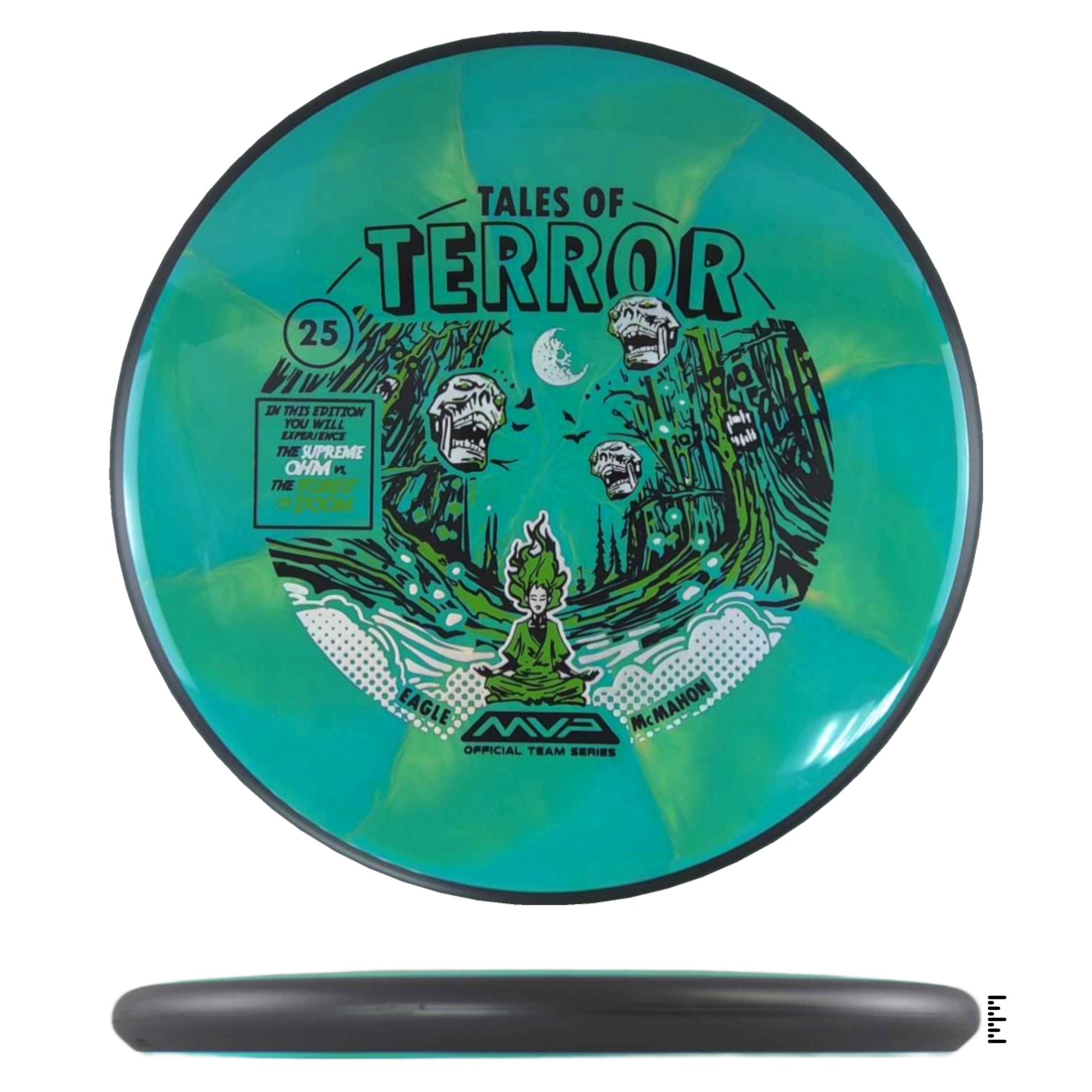 MVP Disc Sports Cosmic Neutron Ohm - 2025 Halloween Special Edition - Teal - Powergrip USA