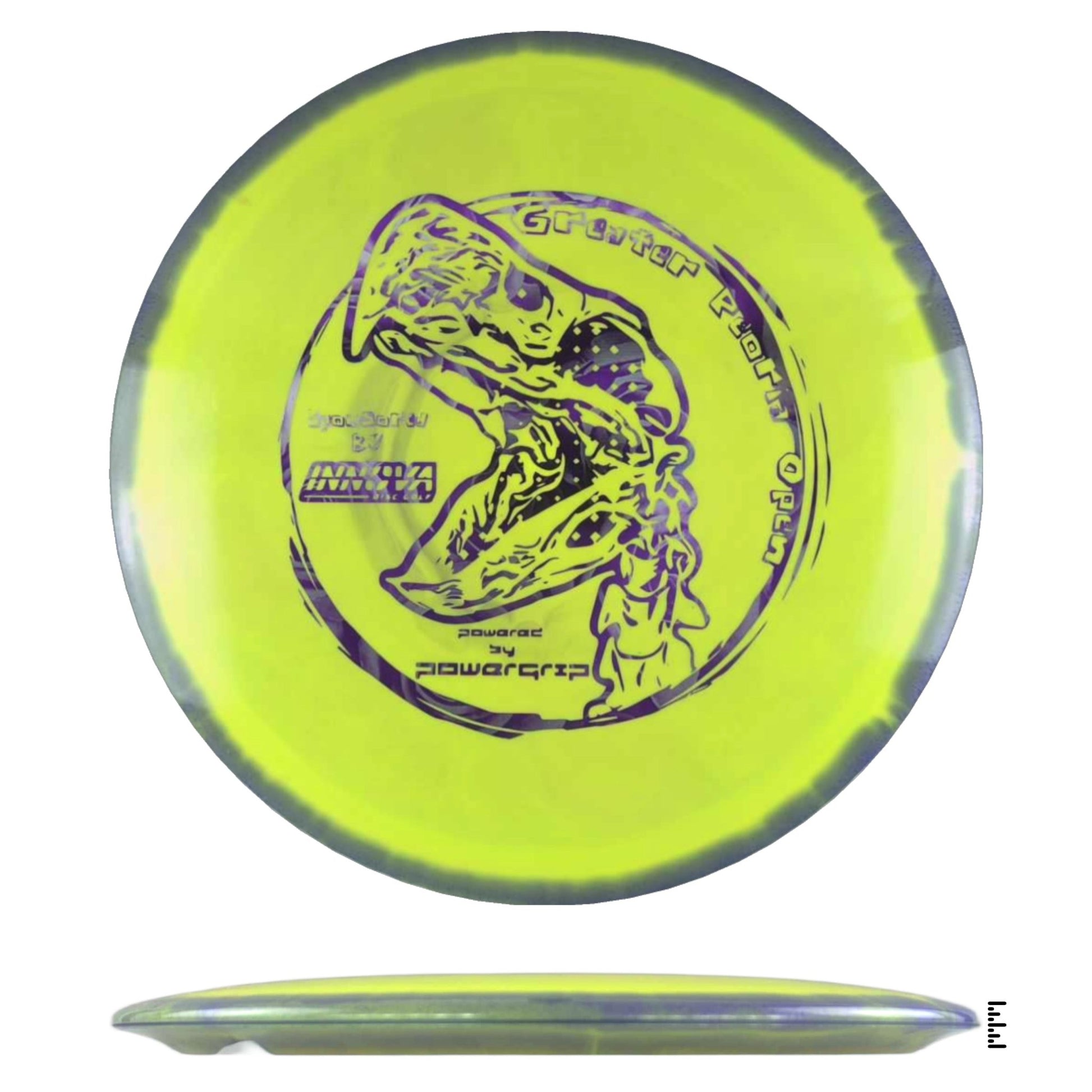 Innova Halo TeeBird3 - 2024 Greater Peoria Open - Yellow / Violet - Powergrip USA