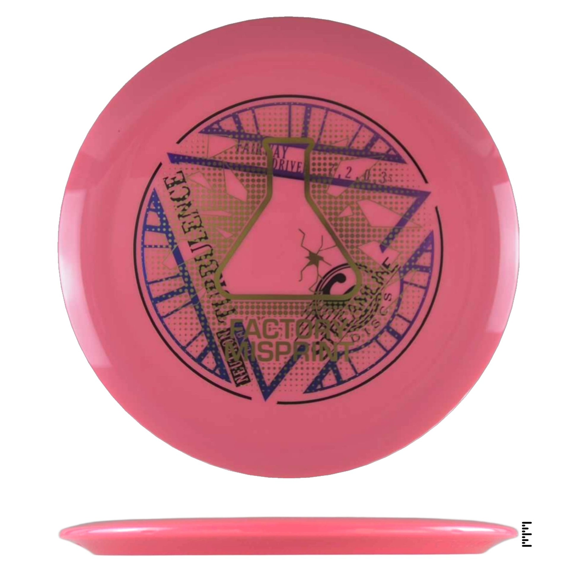 Streamline Discs Neutron Turbulence Factory Misprint - Pink - Powergrip USA