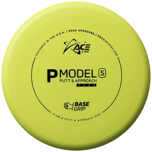 Ace BaseGrip P Model S Cale Leiviska Bottom Stamp - Powergrip USA