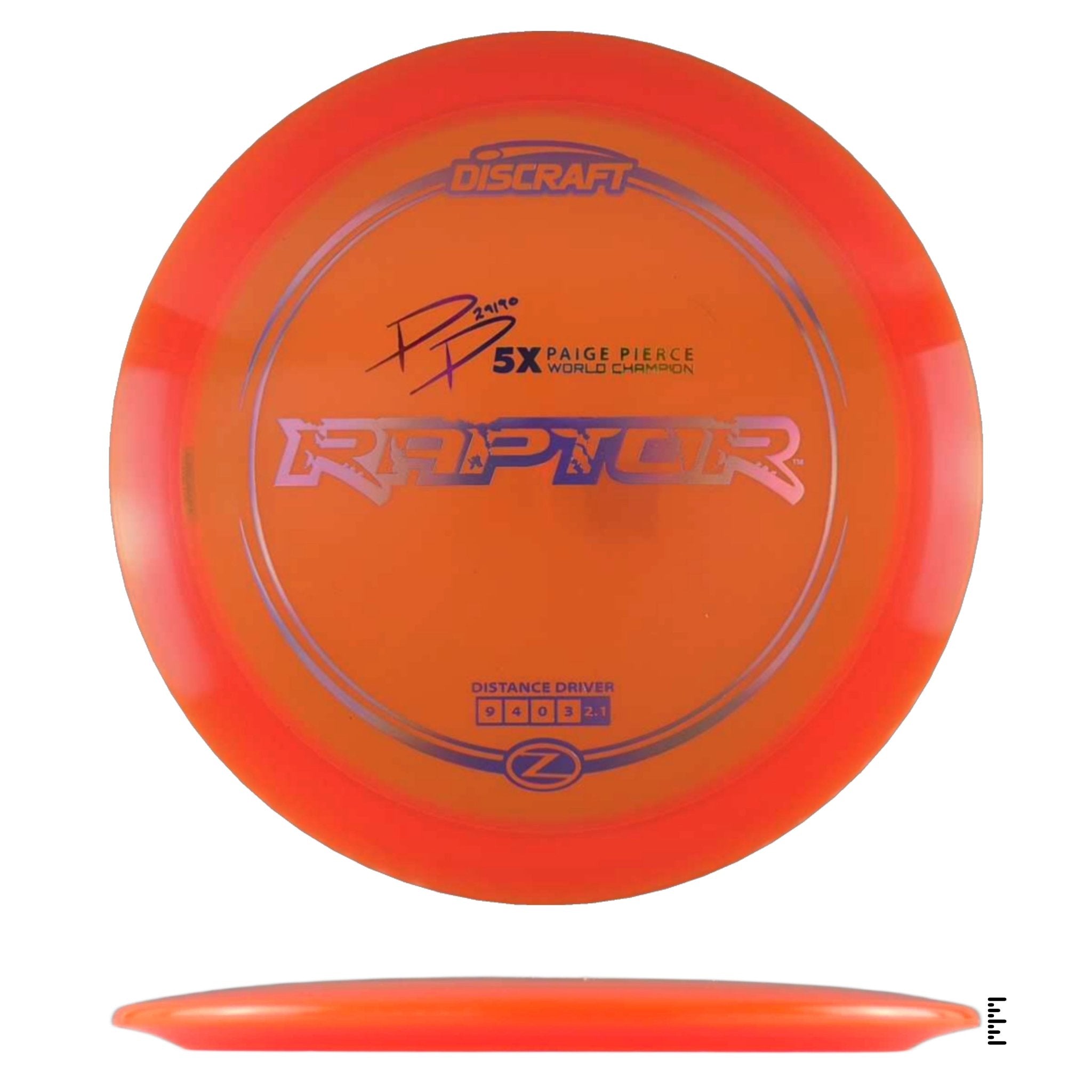 ライドプライド　インディぺ　スケボー Discraft Z Line Raptor Paige Pierce 5x Edition | Driver | Disc Golf