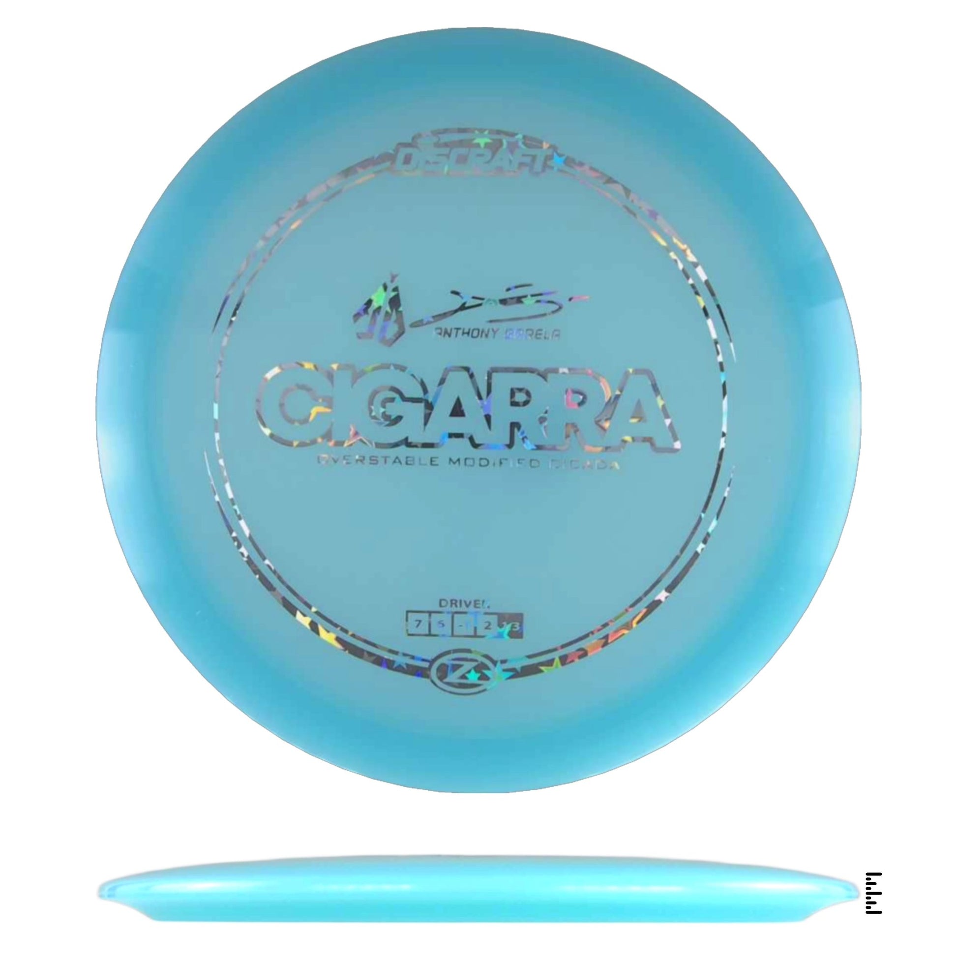 Discraft Z Line Cigarra - Anthony Barela - Light Blue - Powergrip USA