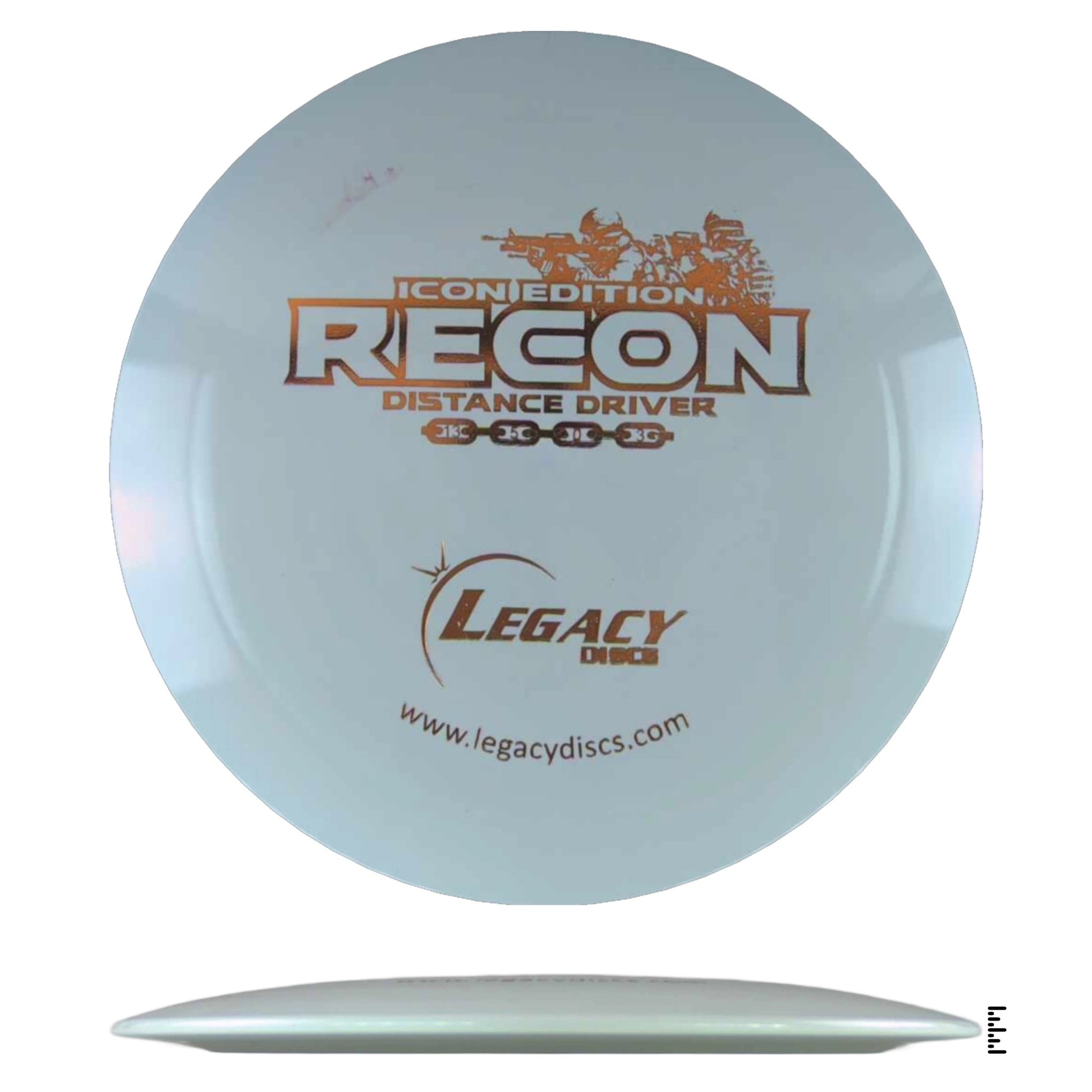 Legacy Discs Icon Recon - Light Gray - Powergrip USA