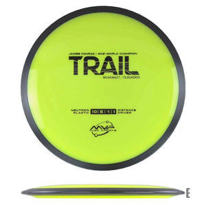 MVP Disc Sports Neutron Trail - Yellow - Powergrip USA