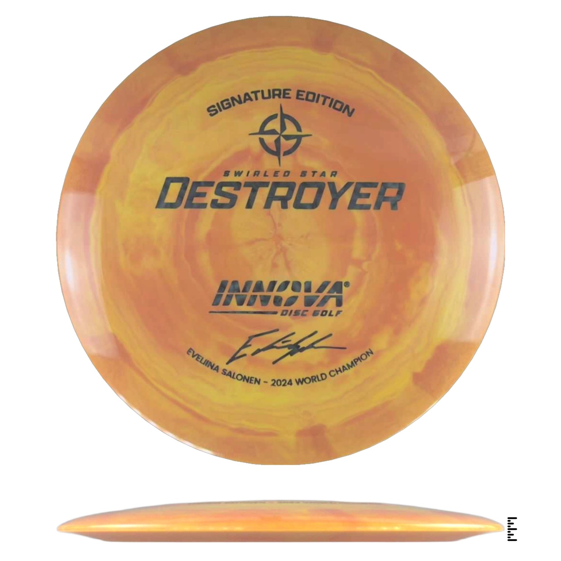 Innova Swirled Star Destroyer Eveliina Salonen Signature Edition - Orange - Powergrip USA