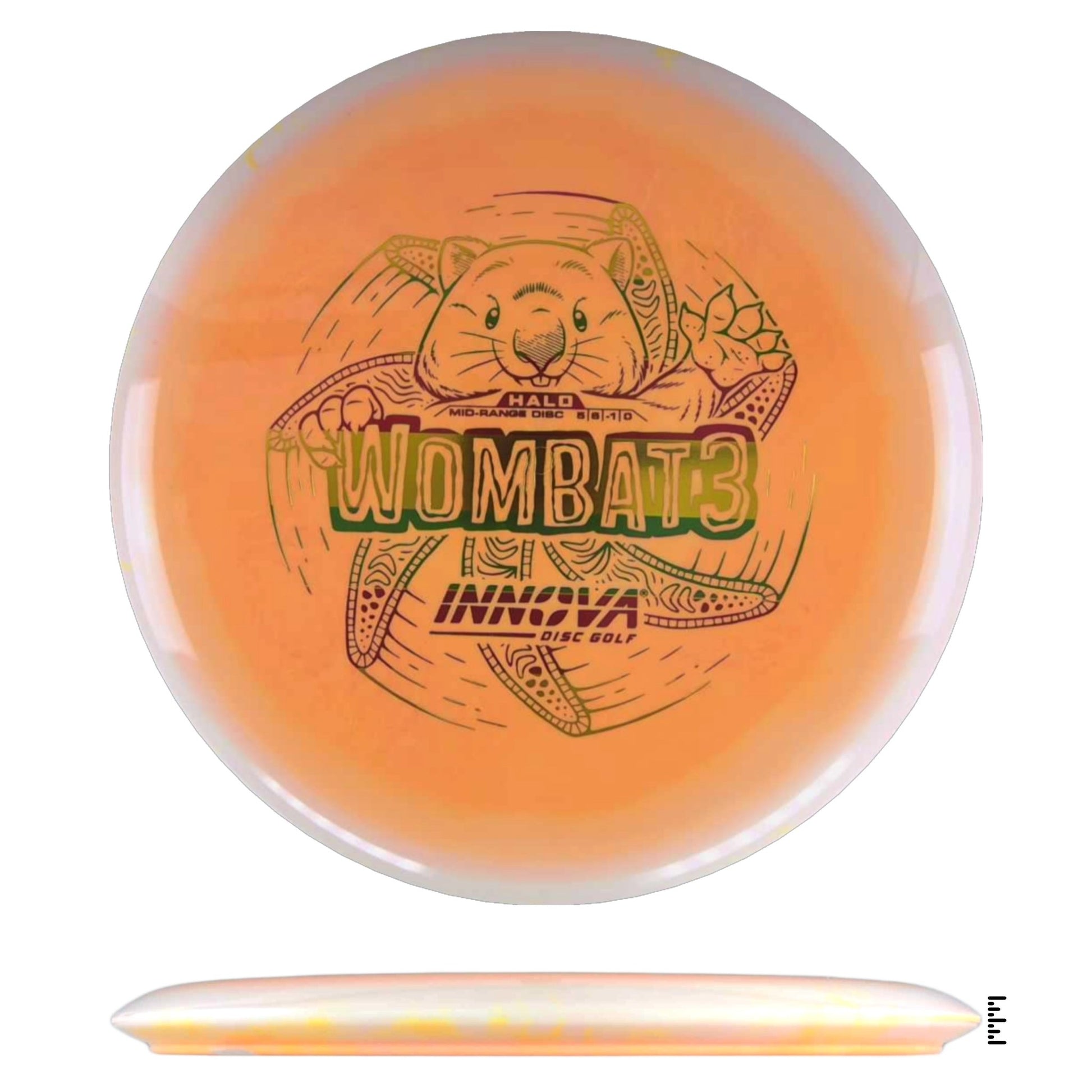 Innova Halo Wombat3 - Orange / White - Powergrip USA