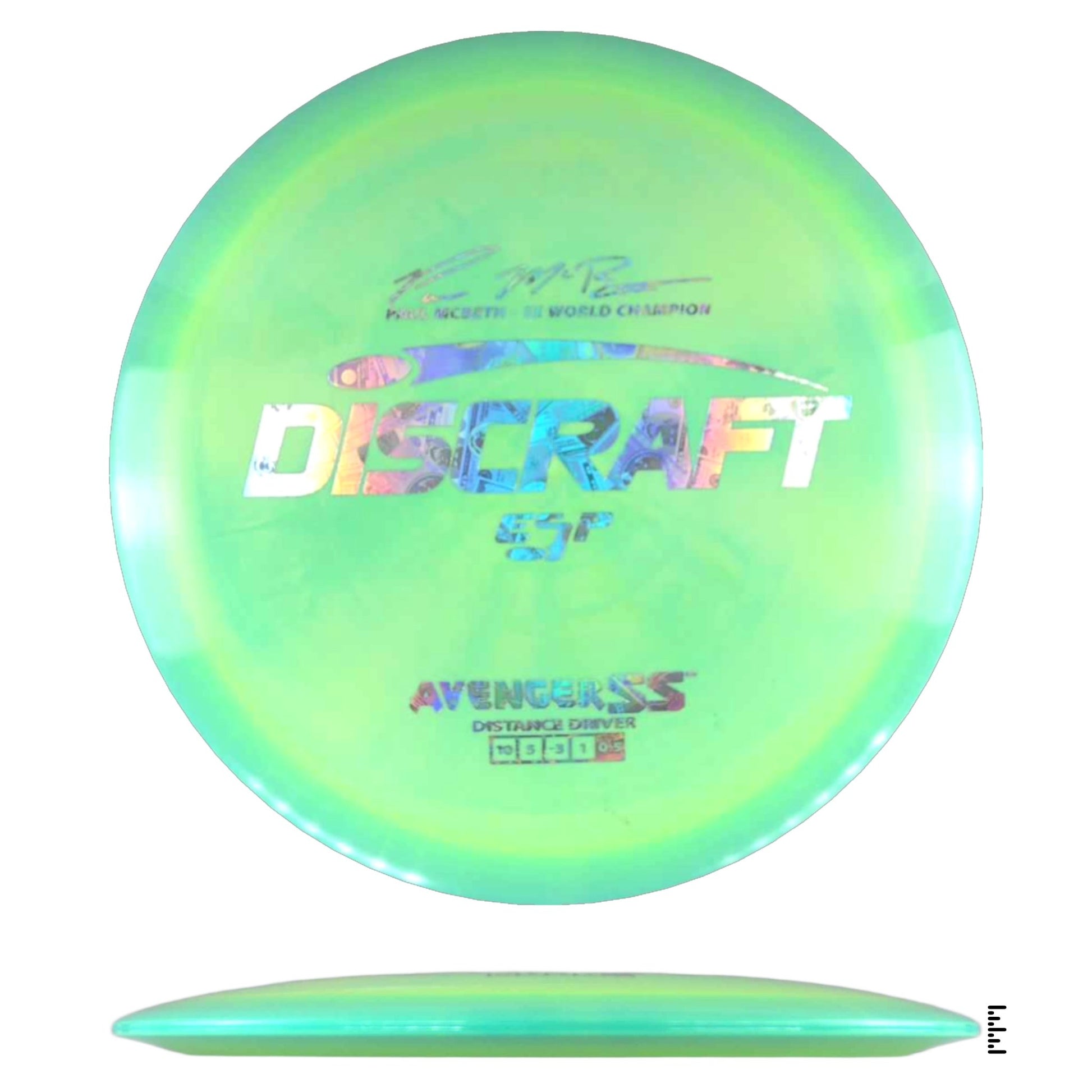 Discraft ESP Avenger SS Paul McBeth - Light Green - Powergrip USA