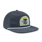 Adjustable Volt Rope Flat Bill Cap - Cherry - Powergrip USA