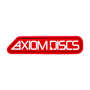 Axiom Discs Axiom Discs Logo Patch - Small - Powergrip USA