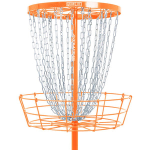 Lite Disc Golf Basket - Orange - Powergrip USA