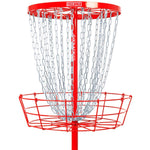 Lite Disc Golf Basket - Red - Powergrip USA