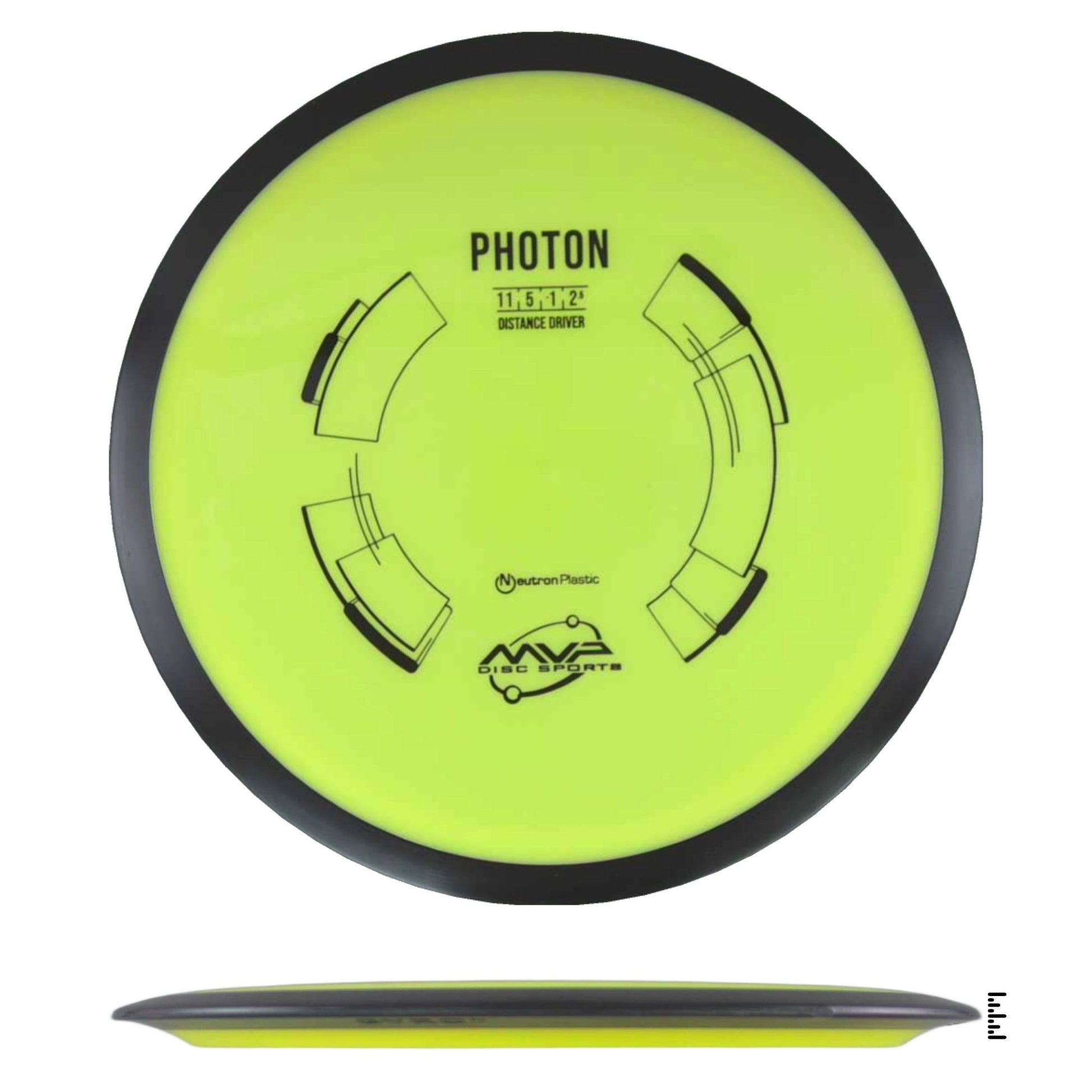 MVP Disc Sports Neutron Photon - Yellow - Powergrip USA