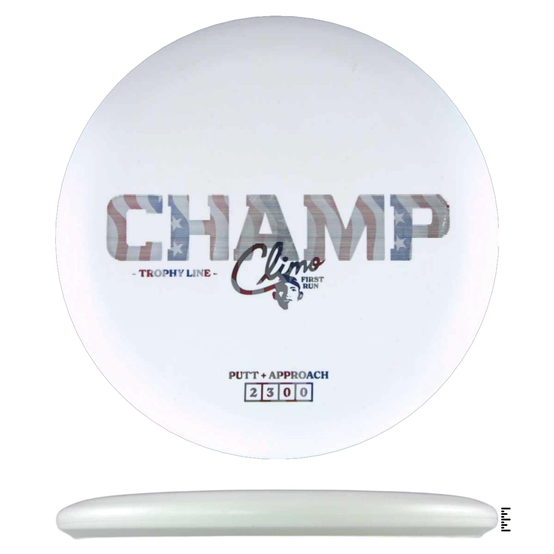 Trophy Line Champ First Run - White - Powergrip USA