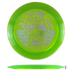 Green disc golf disc