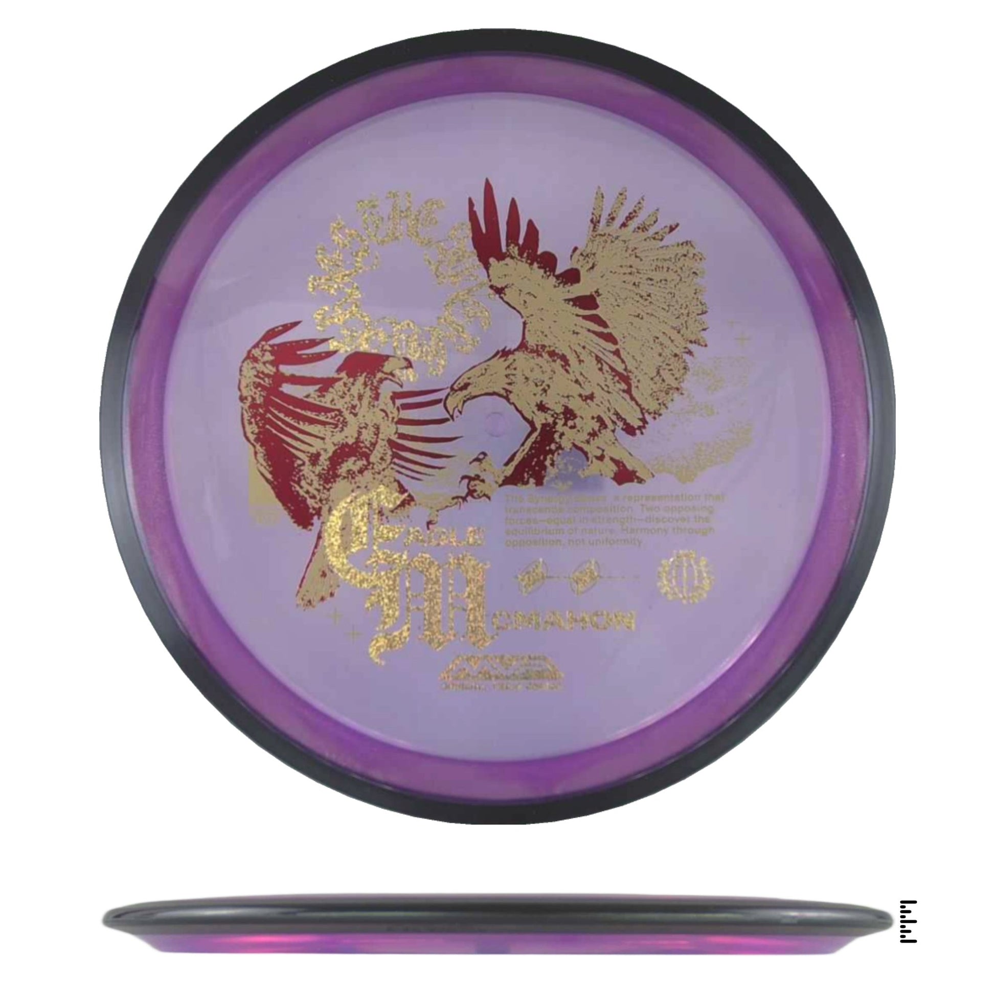 MVP Disc Sports Proton Resistor - Eagle McMahon Synergy Series - Violet - Powergrip USA