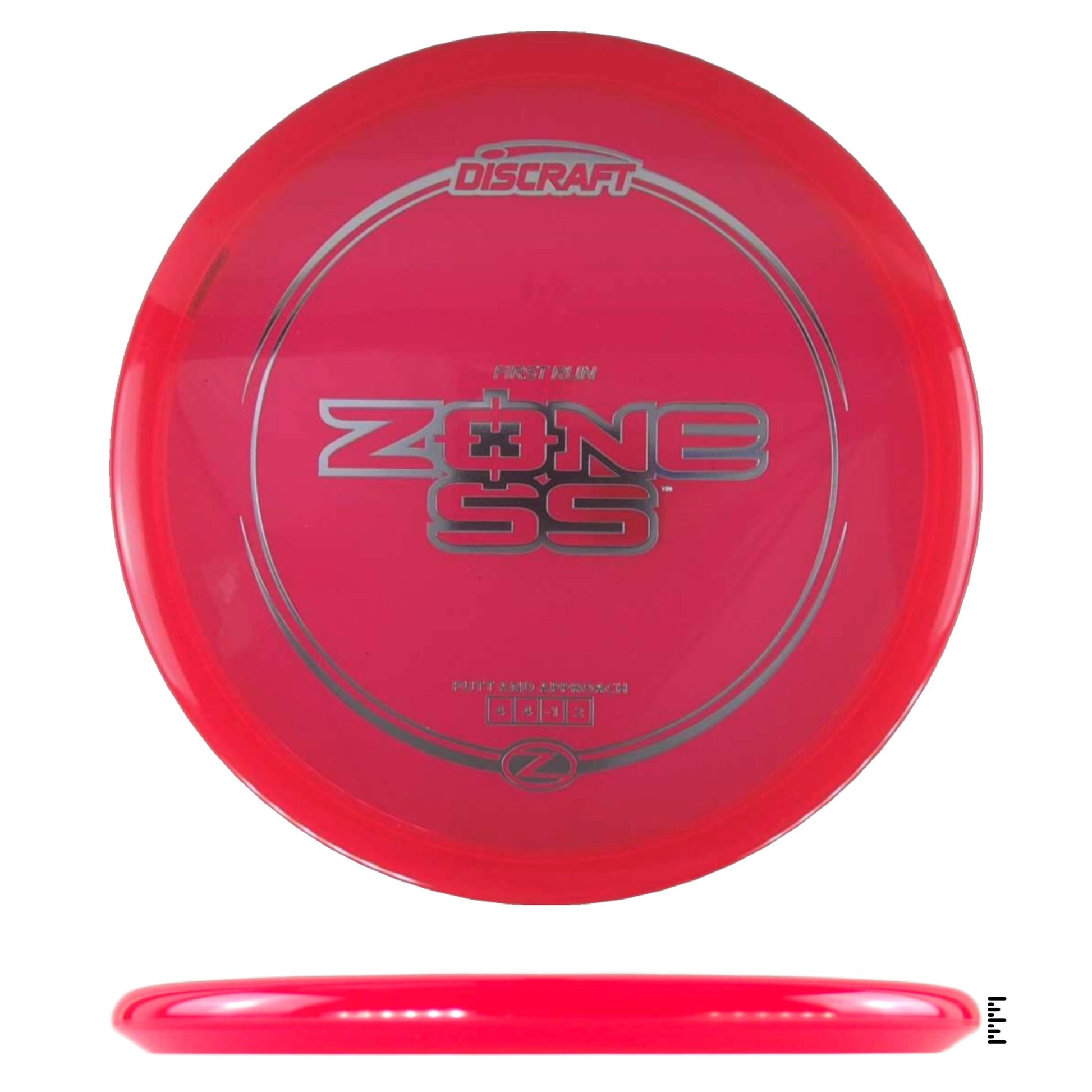 Discraft Z Line Zone SS - First Run - Red - Powergrip USA