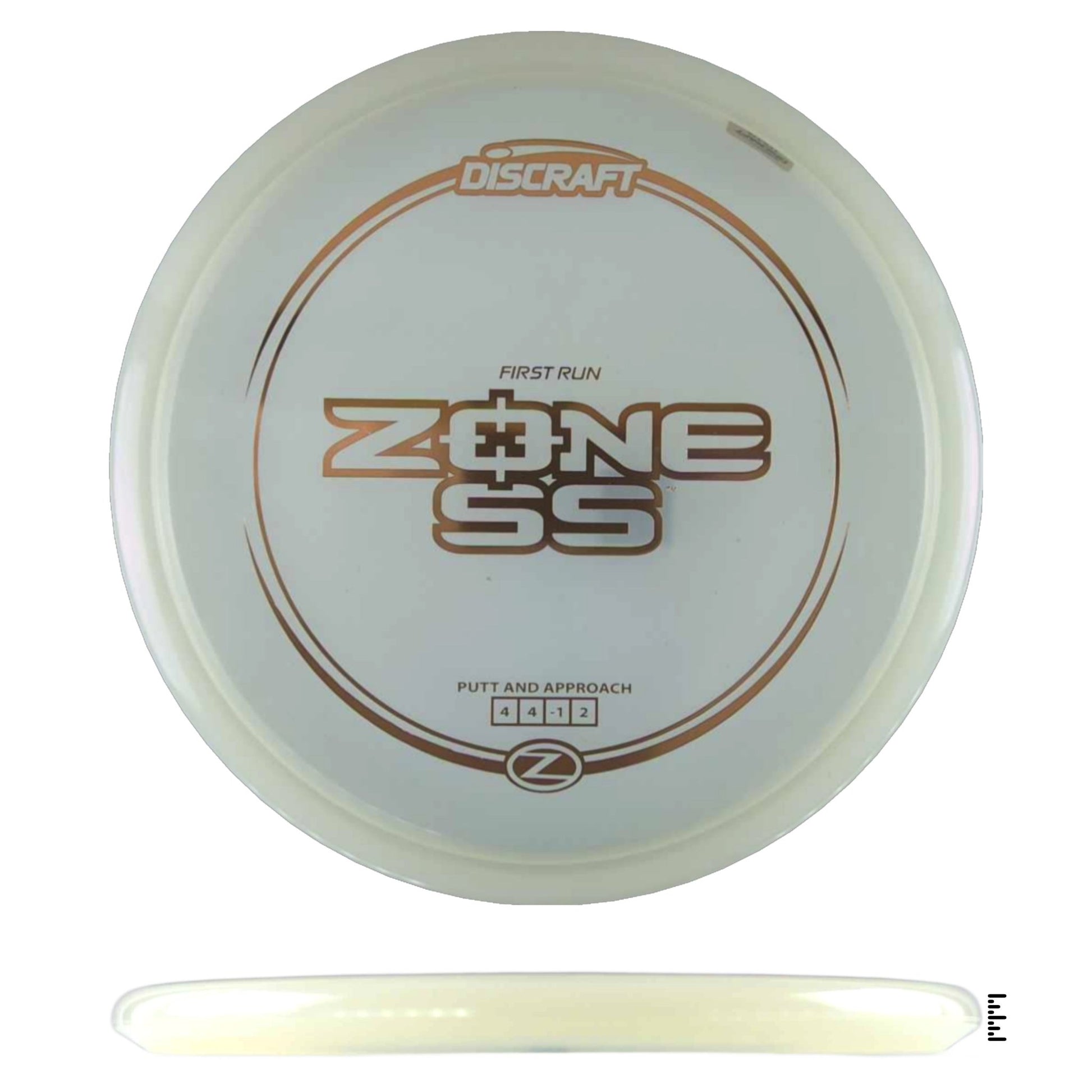 Discraft Z Line Zone SS - First Run - White - Powergrip USA