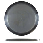 Dark gray ceramic plate