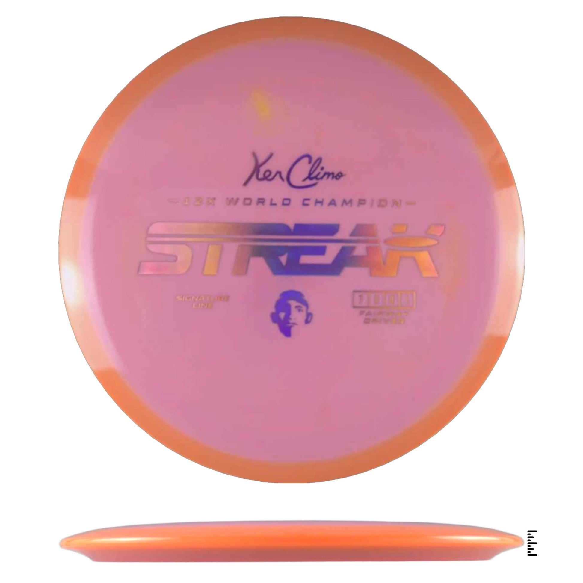 Climo Disc Golf Signature Line Streak - Unique - Powergrip USA