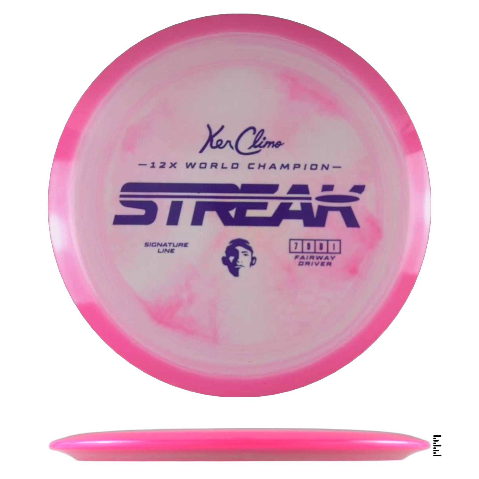 Climo Disc Golf Signature Line Streak - Unique - Powergrip USA